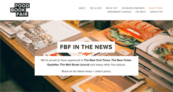Desktop Screenshot of foodbookfair.com